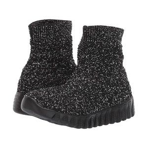 Bernie Mev Kids Keyla Knitted Black Sock Boot